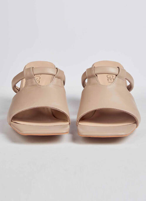 Sandales/Nu pieds beige YUGEN femme