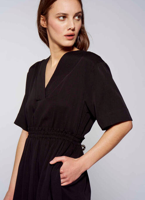 Robe longue noir YUGEN pour femme