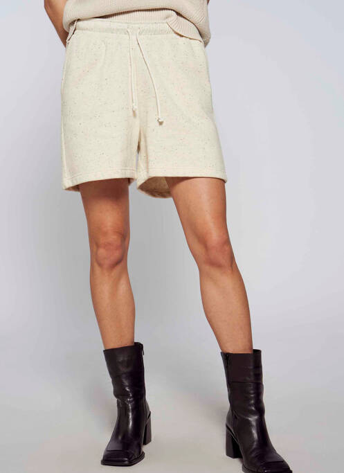 Short beige YUGEN pour femme