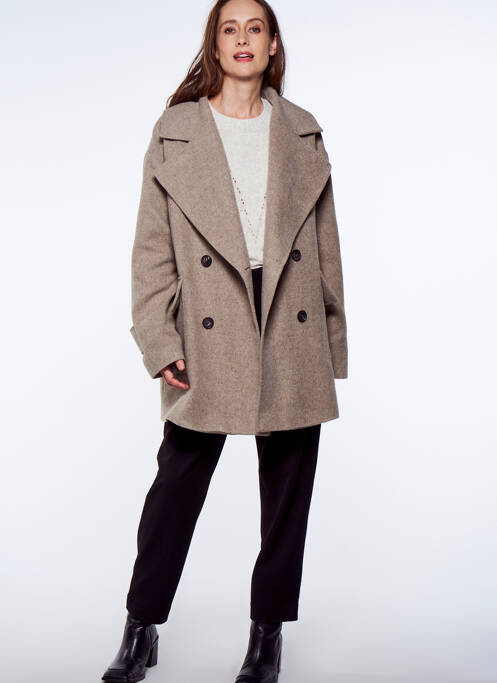 Veste casual gris YUGEN pour femme