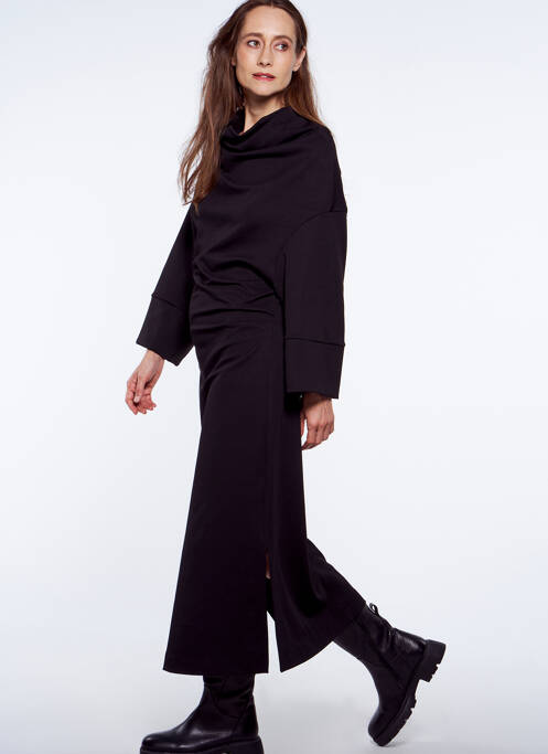 Robe longue noir YUGEN pour femme