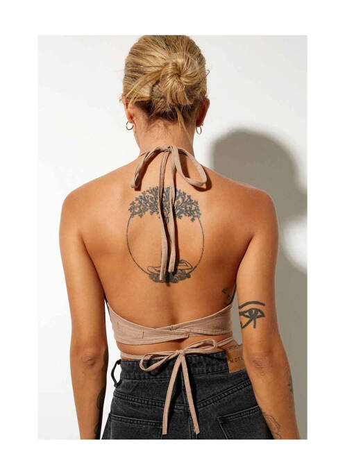 Top beige MOTEL pour femme