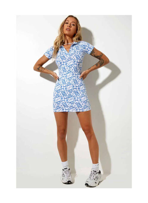 Robe courte bleu MOTEL pour femme