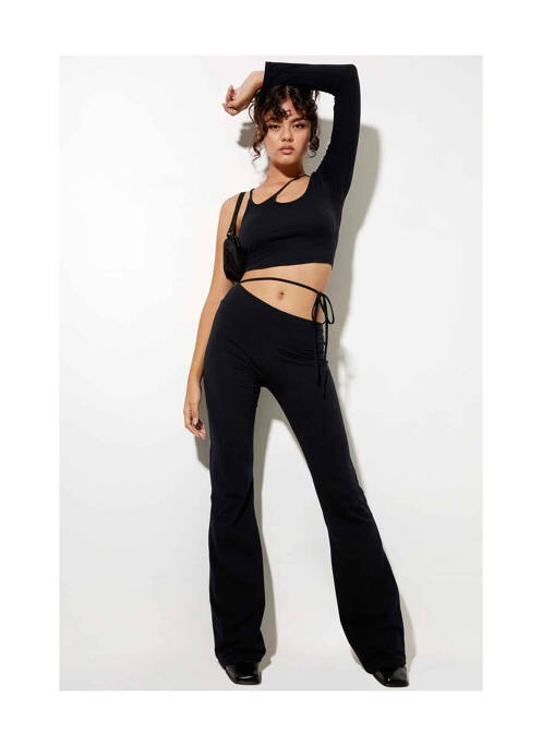 Pantalon droit noir MOTEL pour femme