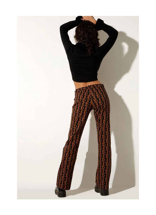 Pantalon droit marron MOTEL pour femme