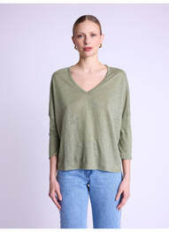 T-shirt kaki BERENICE femme