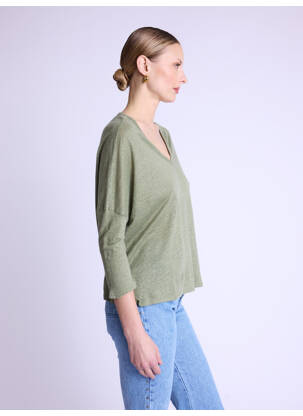 T-shirt kaki BERENICE femme