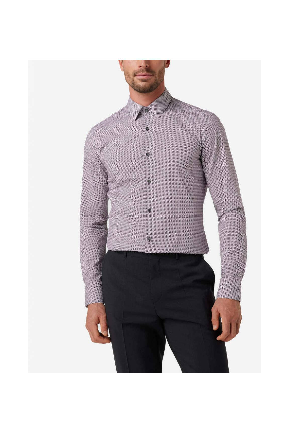 Chemise violet HUGO BOSS homme