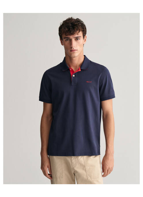 Polo bleu marine GANT homme