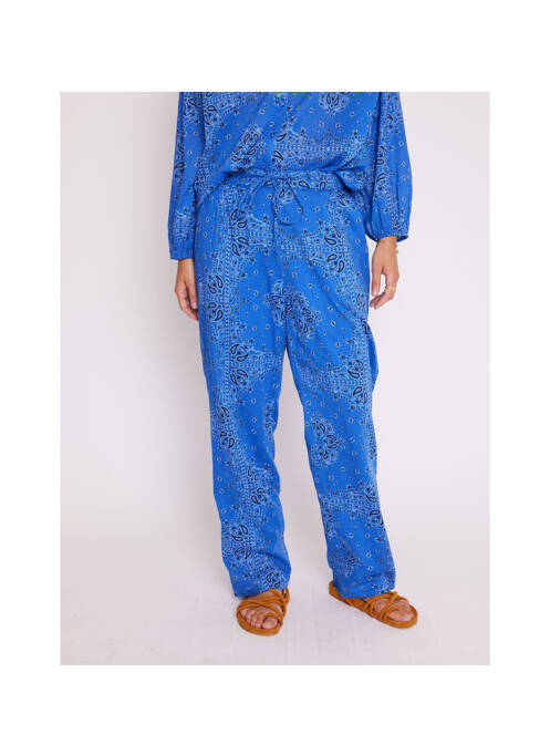 Pantalon bleu BERENICE femme