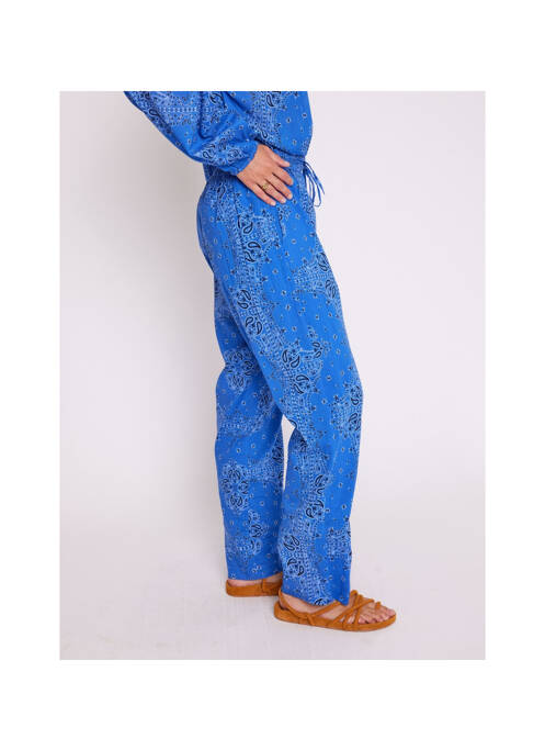 Pantalon bleu BERENICE femme