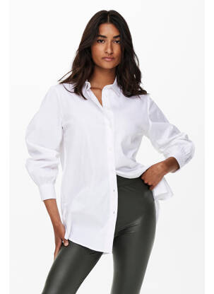Chemisier coupe droite blanc ONLY femme