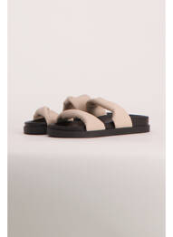 Sandales/nu pieds beige ONLY femme
