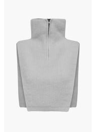 Col / tour de cou gris ONLY femme