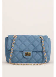 Sac bandoulière bleu ONLY femme