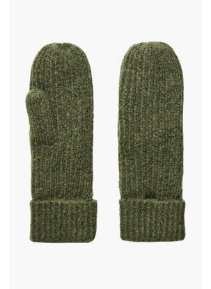 Gants vert PIECES femme