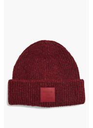 Bonnet rouge PIECES femme