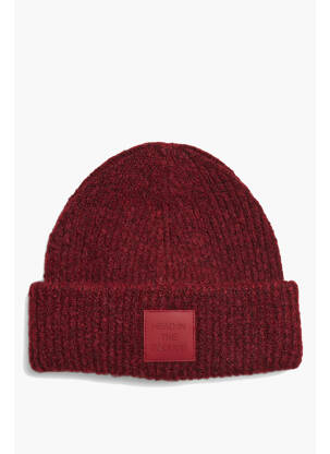 Bonnet rouge PIECES femme