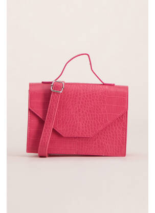 Sac bandoulière rose PIECES femme