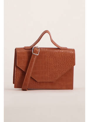 Sac fermeture fermeture aimantée marron PIECES femme