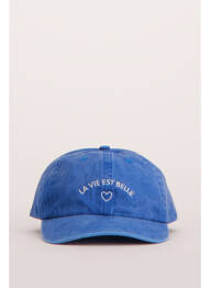Casquette bleu PIECES femme