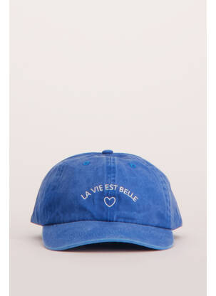 Casquette bleu PIECES femme