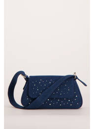 Sac fermeture fermeture aimantée bleu PIECES femme