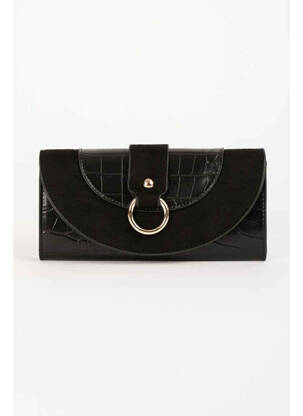 Porte-monnaie noir MORGAN femme