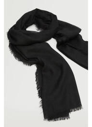 Foulard noir MANGO femme