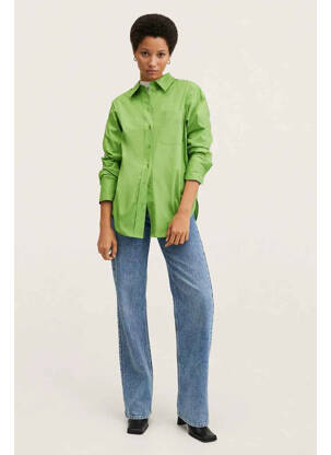 Chemisier vert MANGO femme