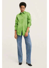Chemisier vert MANGO femme