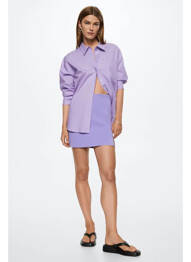 Chemisier violet MANGO femme