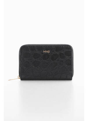 Porte-monnaie noir MANGO femme