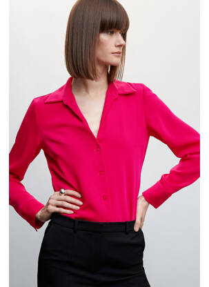 Chemisier rose MANGO femme