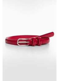 Ceinture rouge MANGO femme