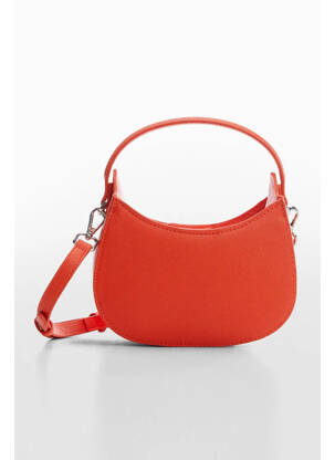 Sac bandoulière orange MANGO femme
