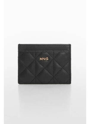 Porte-monnaie noir MANGO femme