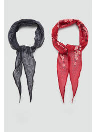 Foulard rouge MANGO femme