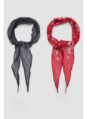 Foulard rouge MANGO femme