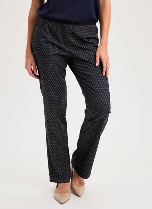 Pantalon slim taille élastique taille normale bleu ANNA MONTANA femme