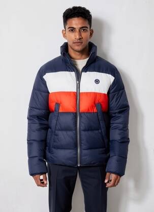 Doudoune manches longues sans capuche bleu LEE COOPER homme