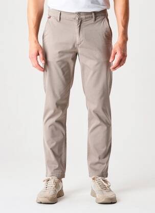 Pantalon chino poches beige LEE COOPER homme
