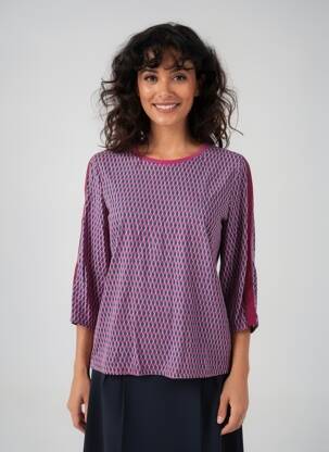 Top manches longues manches longues violet DAMART femme