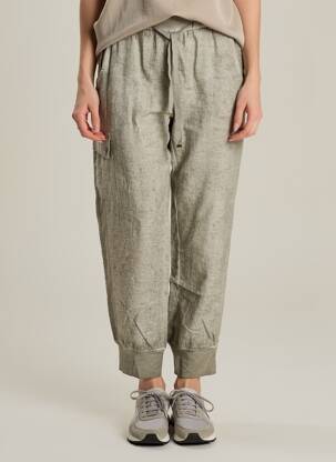 Jegging broderie galons latéraux taille normale gris SANDWICH femme