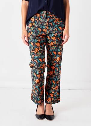 Pantalon droit stretch taille normale vert LA FIANCÉE femme