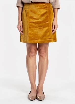 Jupe courte poches marron LA FIANCÉE femme