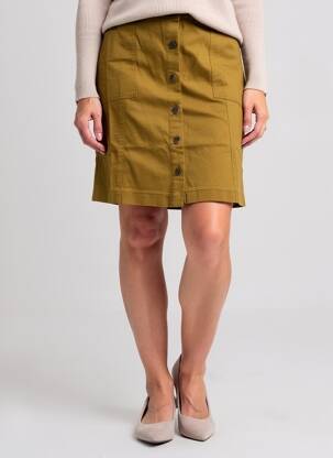 Jupe courte poches vert LA FIANCÉE femme