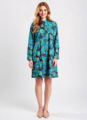Robe courte manches longues manches longues noir LA FIANCÉE femme