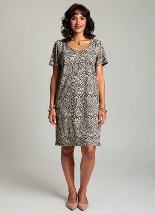 Robe courte manches courtes manches courtes noir LA FIANCÉE femme