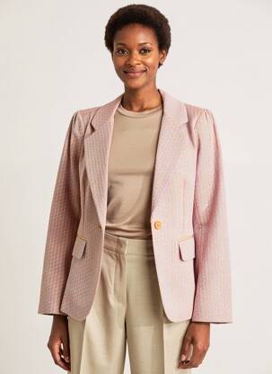 Blazer poches orange PRINCESSE NOMADE femme